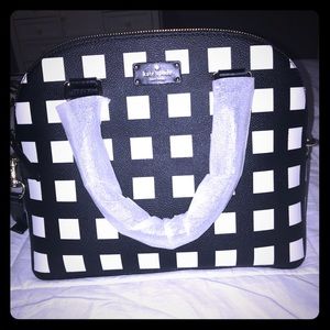 KATE SPADE ‘CARLI’ POP-ART CHECKERED PRINT BAG